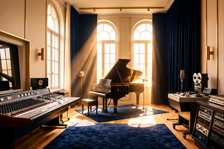 VELORA music studio creative artwork